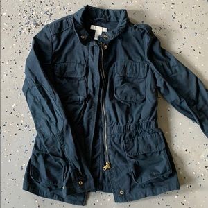 HM navy blue utility jacket